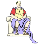 Emperor Nero vector image
