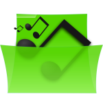 Music folder green color