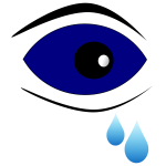 Eye drops sign vector illustration