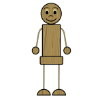 Wooden puppet