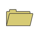 File folder vector illustration