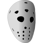 Vector clip art of hockey mask