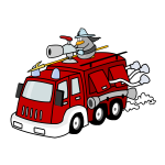 Fire engine  vector illustration