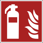 fireextinguisher ISO 7010 F001