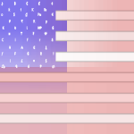 faded USA flag