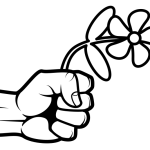 Flower in fist
