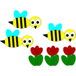 Flowers and bees