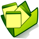 Vector drawing of application folder icon