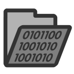 Folder binary icon