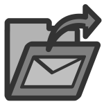 Folder sent mail icon