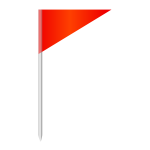 Corner Flag Vector Image