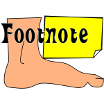 Footnote symbol