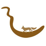 Fox silhouette image