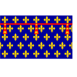 Artois region flag vector illustration