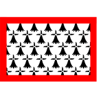 Limousin region flag vector clip art