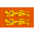 Normandy region flag vector illustration
