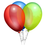 Balloons vector drawing
