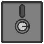 Floppy disk vector isymbol