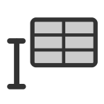 Inline table icon