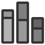 Bar diagram icon