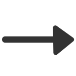 Line arrow end icon