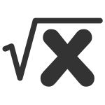 math sqrt icon