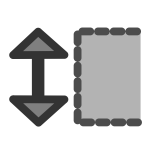 Resize row icon