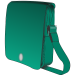 Green man handbag