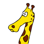 drawn giraffe