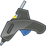 Vector illustration of welding gun