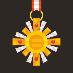 Golden medallion