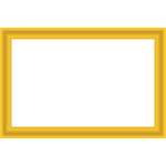 Gold frame vector clip art