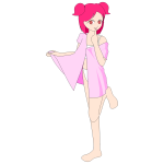 Pink anime girl (beta!)