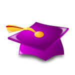 Purple academic har