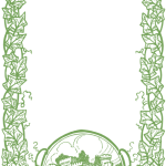 Green Castle Vines Frame