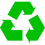 Green environmentally friendly icon illustration