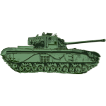 Green Tank Vector Graphics