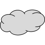 Grey cloud image