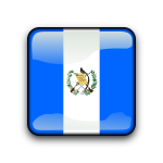 Guatemala flag vector button