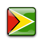 Guyana flag button