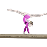 Gymnastics lady