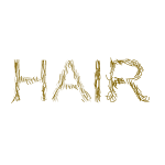 Hair typography