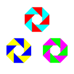 half squares 3 octogons