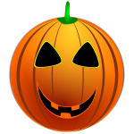 Color Halloween emoticon vector clip art