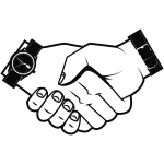Handshake clip art (#2)