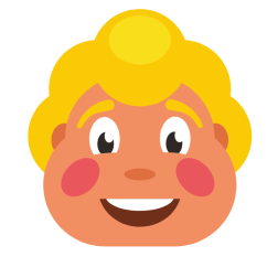 Face of a happy boy