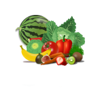 Fruit and vegetables vector image