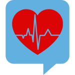 Heart beat logo