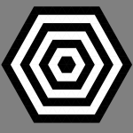 Hexagon target