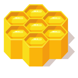 Honeycomb 3D icon